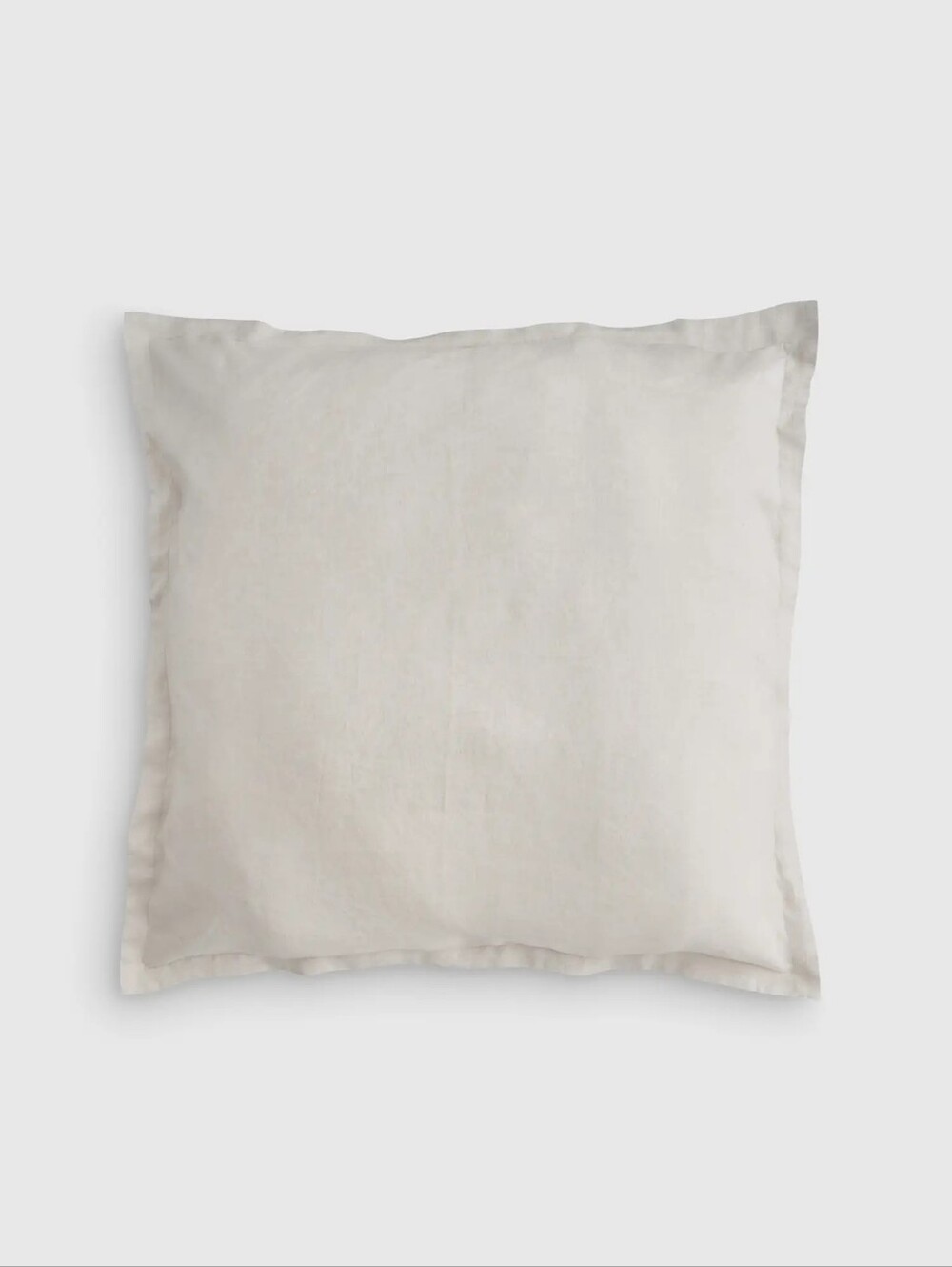 European Linen Euro Sham in Sand Quince